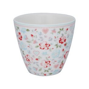 Merla White latte cup fra GreenGate - Tinashjem