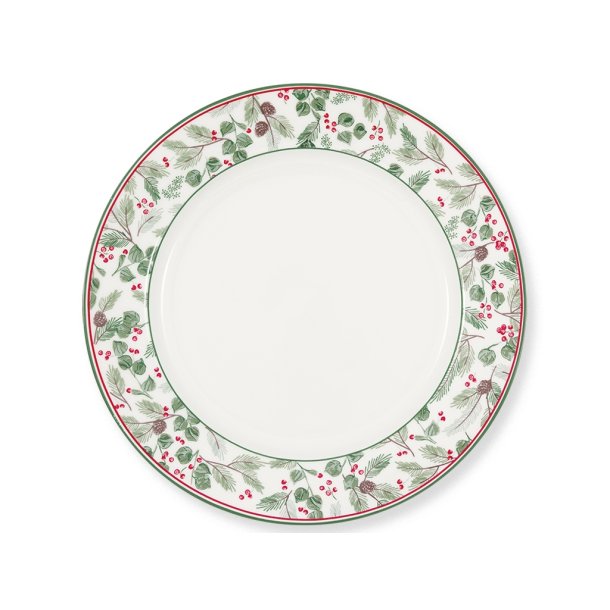 Merle White dinner plate fra GreenGate - Tinashjem