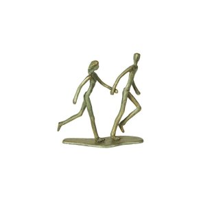 Metalfigur run antik gr�n fra Speedtsberg - Tinashjem