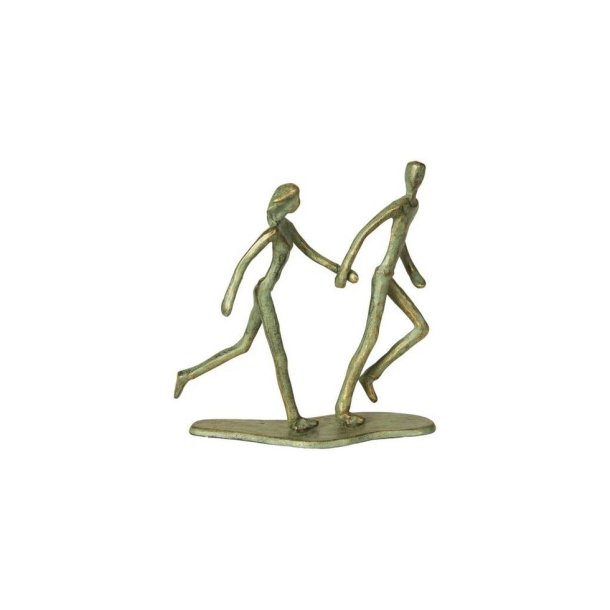 Metalfigur run antik gr�n fra Speedtsberg - Tinashjem