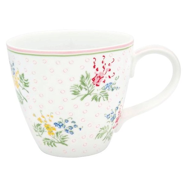 Mira White mug fra GreenGate - Tinashjem