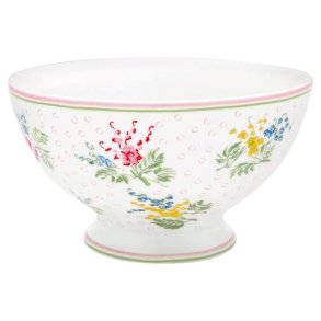 Mira White soup bowl 15 cm fra GreenGate - Tinashjem