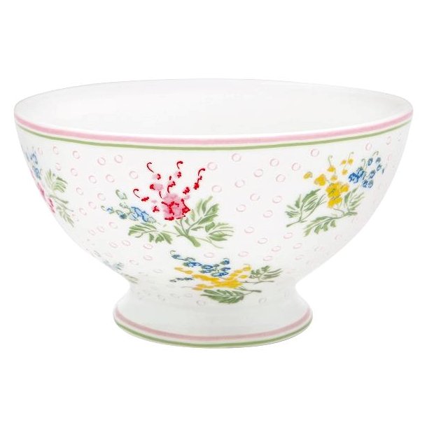 Mira White soup bowl 15 cm fra GreenGate - Tinashjem