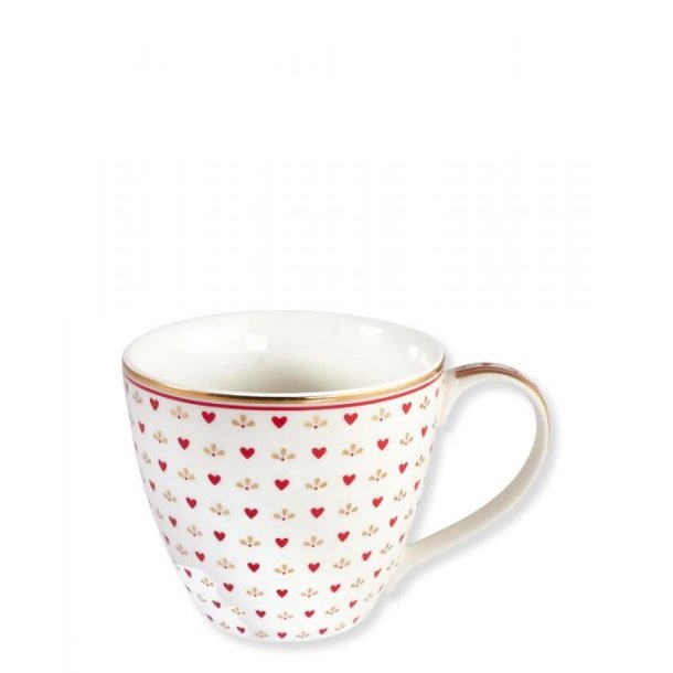 Layla petit white mug fra GreenGate - Tinashjem