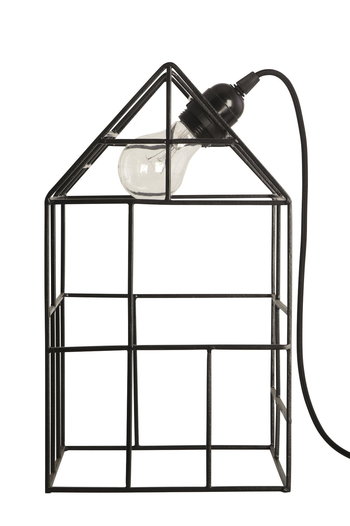 House Doctor lampe Light House sort til ledning og p�re - Fransenhome