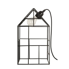House Doctor lampe Light House sort til ledning og p�re - Fransenhome