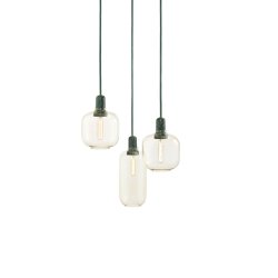 Normann Copenhagen Amp lampe guld/gr�n large 3 stk. h�ngende - Fransenhome