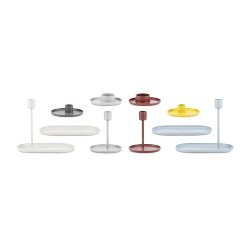 Normann Copenhagen Folk lysestage bordeaux forskellige modeller - Fransenhome