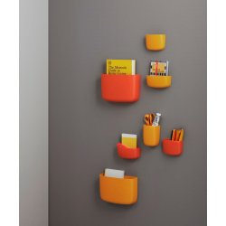 Normann Copenhagen Pocket V�gopbevaring nr. 3 spicy orange og r�d p� v�g - Fransenhome