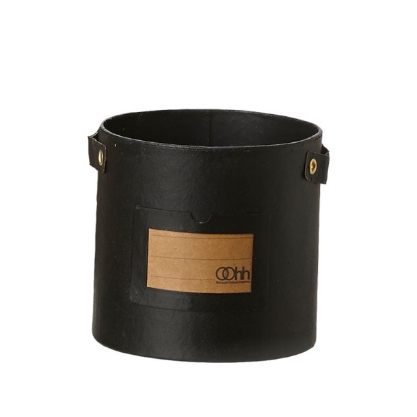 Urtepotte note pot sort 13 x 13 cm - Tinashjem