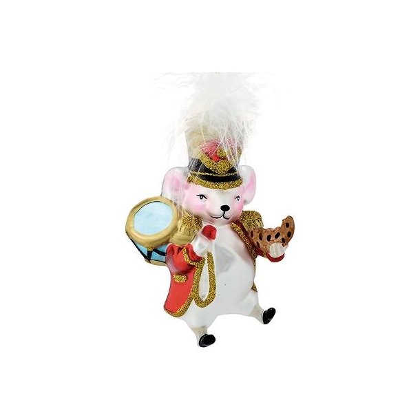 Julekugle Mouse White fra GreenGate - Tinashjem