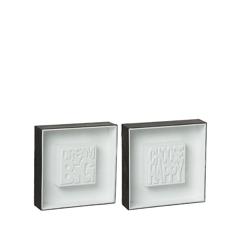 L�bech Living papir ramme med citater - Fransenhome