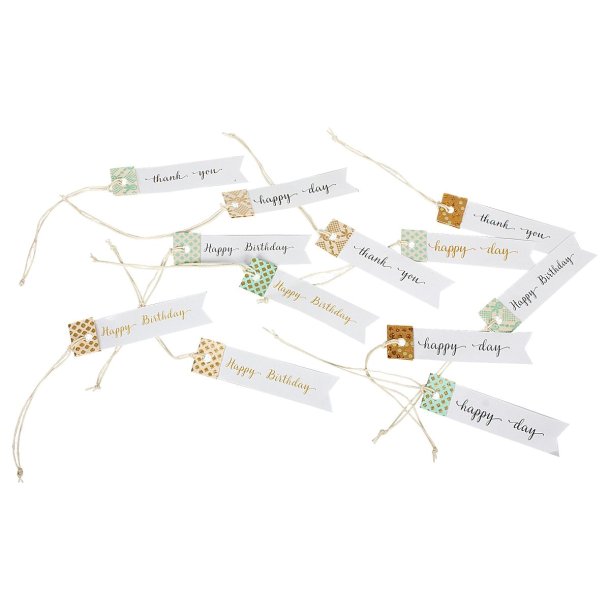 Maileg paper tags 12 stk. - Tinashjem