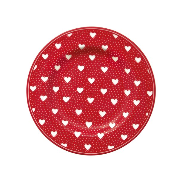 Penny Red plate small 15 cm fra GreenGate - Tinashjem