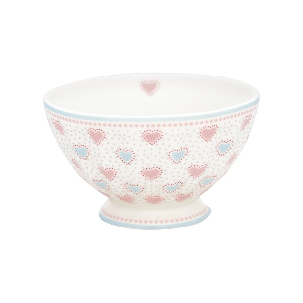  Penny White french bowl 10 cm medium fra GreenGate - Tinashjem