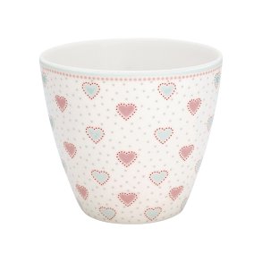 Penny White latte cup fra GreenGate - Tinashjem