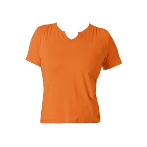 PETRA T-SHIRT BASIC ORANGE fra du Milde - Tinashjem