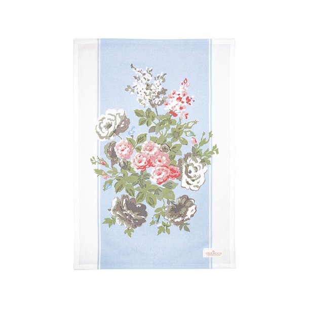 Petricia Pale Blue piece printed viskestykke 50 x 70 cm fra GreenGate - Tinashjem