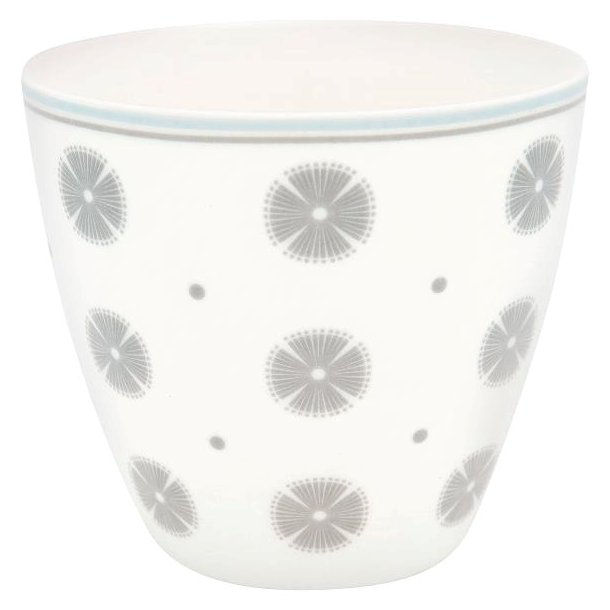 Saga White latte cup fra GreenGate - Tinashjem