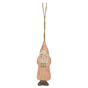 Santa Wooden Pale Pink julemand fra GreenGate - Tinashjem
