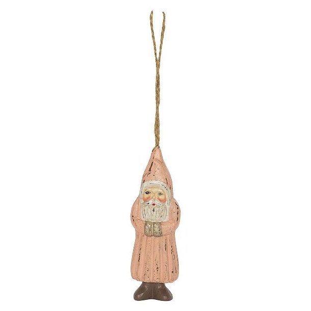 Santa Wooden Pale Pink julemand fra GreenGate - Tinashjem