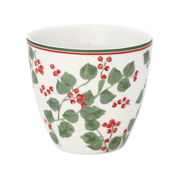 Scarlett White latte cup fra GreenGate - Tinashjem