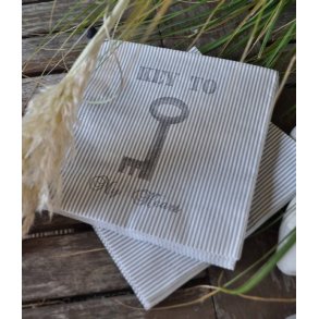 Servietter Key to my heart - Tinashjem