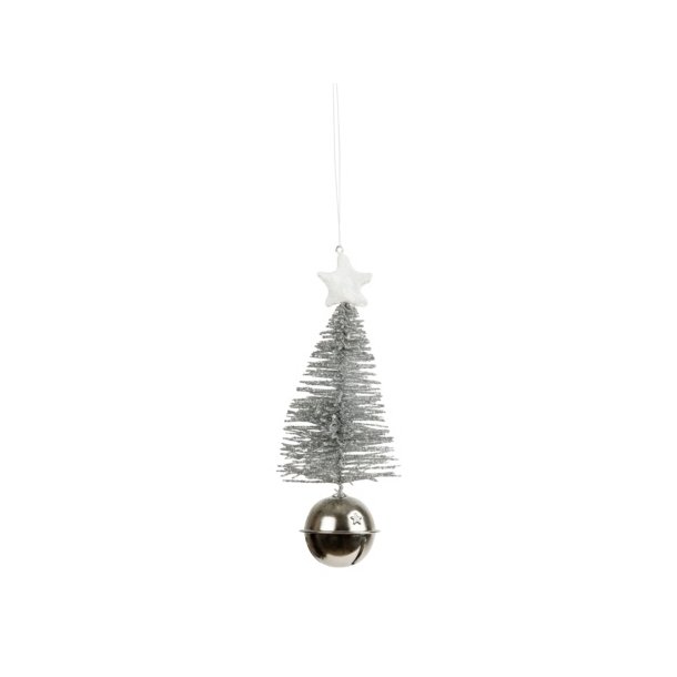 Medusa tree silver bell med hvid stjerne - Tinashjem