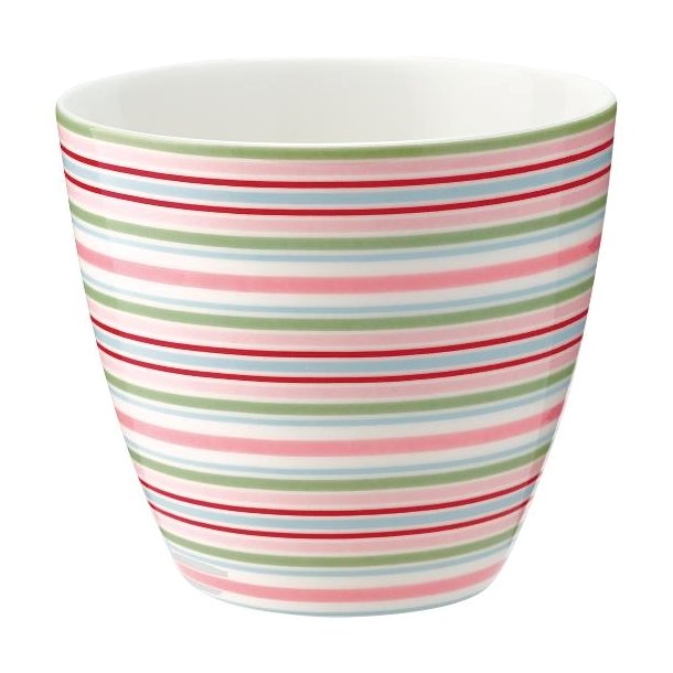 Silvia Stripe latte cup fra GreenGate - Tinashjem