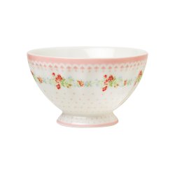 Sinja White french bowl 10 cm medium fra GreenGate - Tinashjem