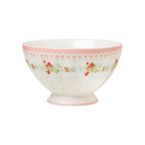 Sinja White french bowl 10 cm medium fra GreenGate - Tinashjem