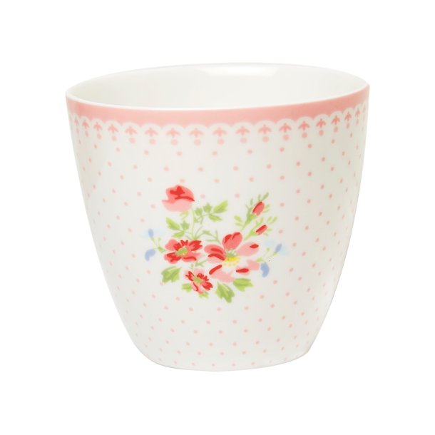 Sinja White latte cup fra GreenGate - Tinashjem