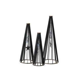 L�bech Living Trees Shaped Silhouettes s�t af 3 Black - Fransenhome
