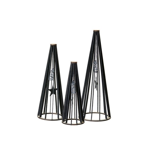 L�bech Living Trees Shaped Silhouettes s�t af 3 Black - Tinashjem