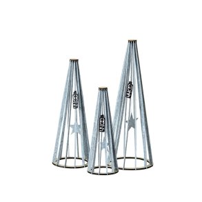 L�bech Living Trees Shaped Silhouettes s�t af 3 White - Fransenhome