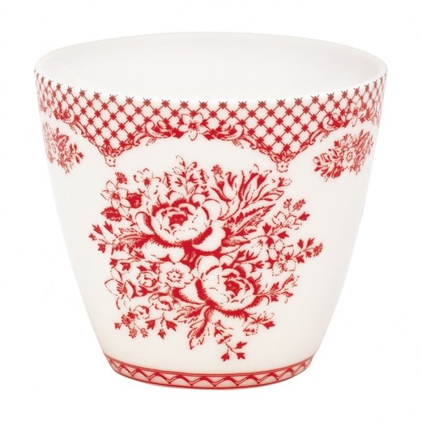 Stephanie Red latte cup fra GreenGate - Tinashjem