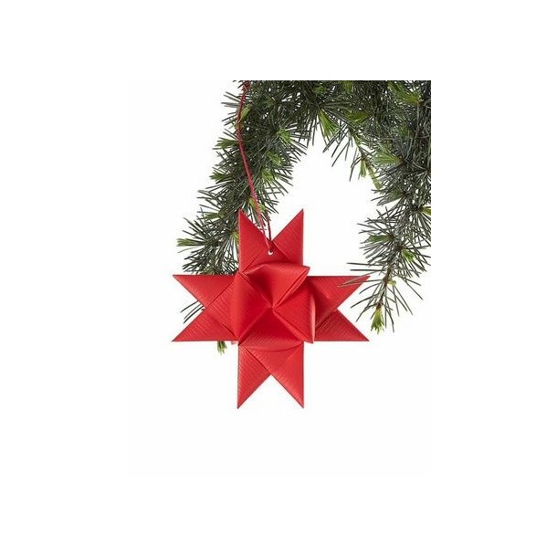Stjernestunder stjerne Klassisk Jul r�d 10,5 x 10,5 cm - Tinashjem