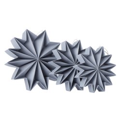 Stjernestunder Pleats stjerner gr� - Fransenhome