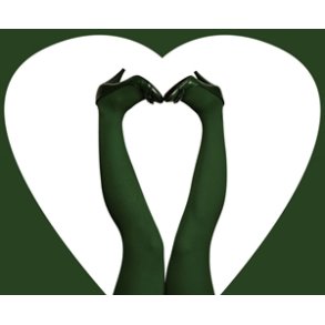 Str�mper Bottlegreen 60 denier fra du Milde - Tinashjem