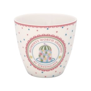 Tenna White latte cup fra GreenGate - Tinashjem