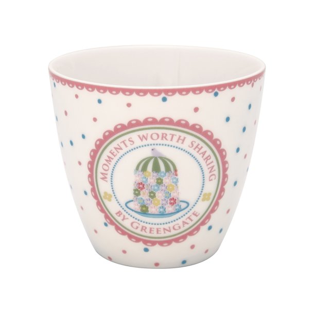 Tenna White latte cup fra GreenGate - Tinashjem