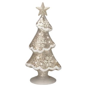 December juletr� hvid h�jde 26 cm fra GreenGate - Tinashjem