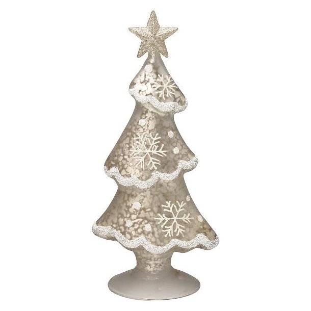 December juletr� hvid h�jde 26 cm fra GreenGate - Tinashjem