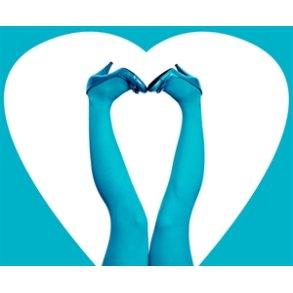 Str�mper Happy Turquoise 60 denier fra du Milde - Tinashjem