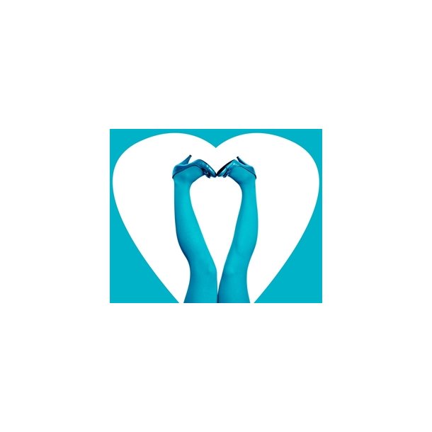 Str�mper Happy Turquoise 60 denier fra du Milde - Tinashjem