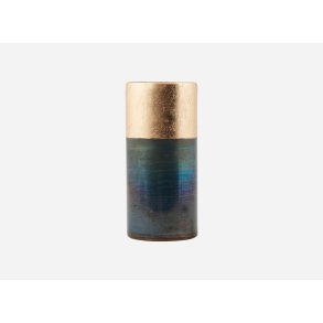 House Doctor vase Lost bl�metallic/guld h�jde 18 cm - Fransenhome