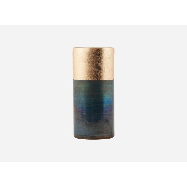 House Doctor vase Lost bl�metallic/guld h�jde 18 cm - Tinashjem