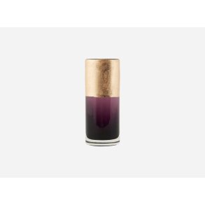 House Doctor vase Lost lilla/guld h�jde 15,5 cm - Fransenhome