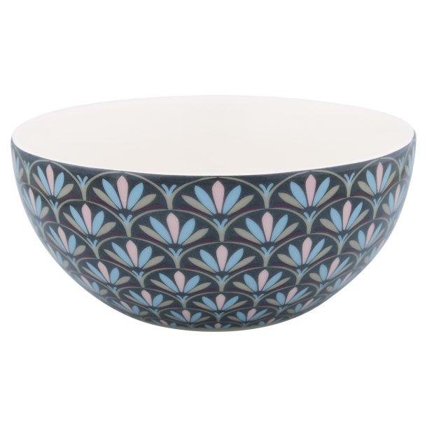 Victoria Dark Grey cereal bowl 14 cm fra GreenGate - Tinashjem