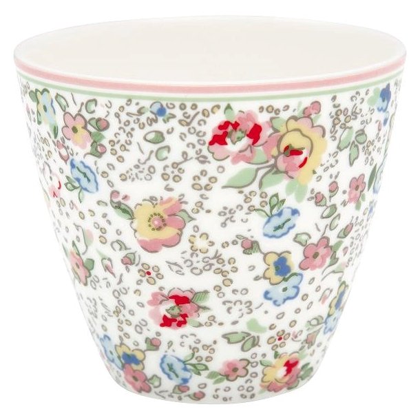 Vivianne White latte cup fra GreenGate - Tinashjem